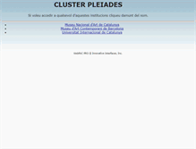 Tablet Screenshot of pleiades.cbuc.cat